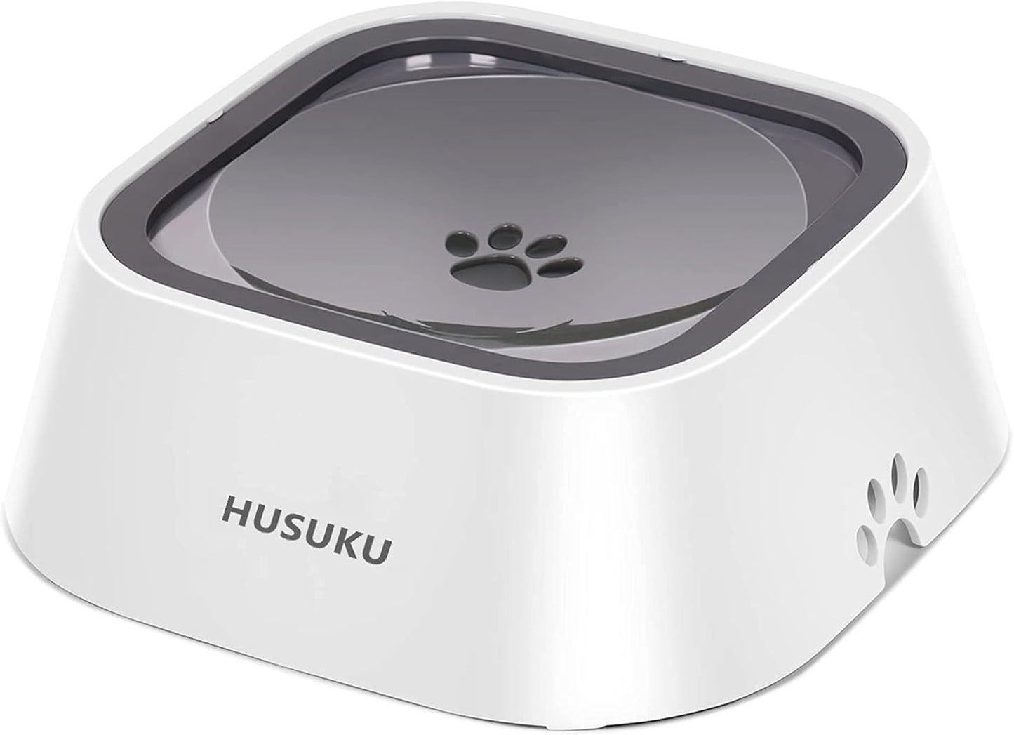 Dog Water Bowl - No-Slip Pet Water Dispenser and Slow Feeder Bowl, 35Oz Capacity